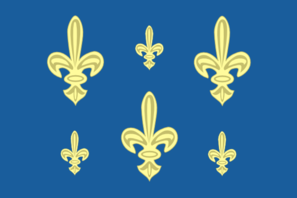 Historic French Royal Navy Flag Clip Art